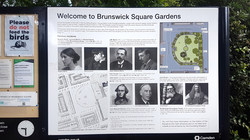 Brunswick square gardens