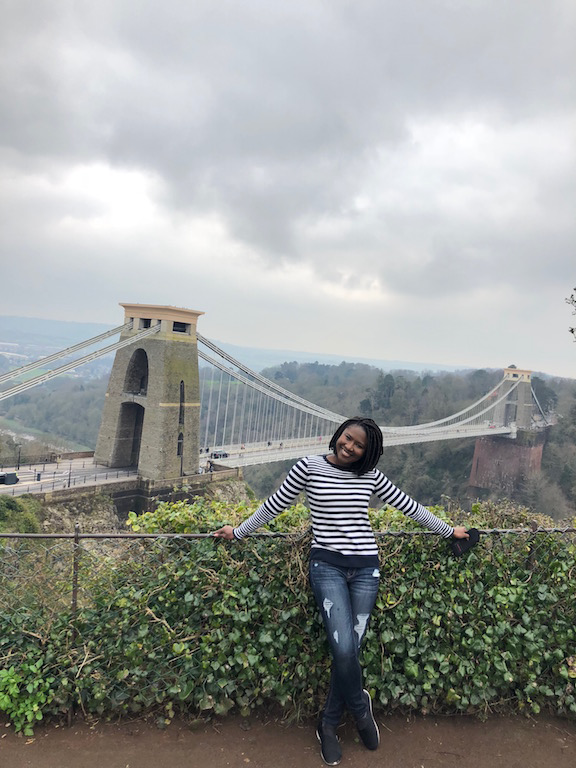 Yasmine by Clifton Suspension Bridge in Bristol