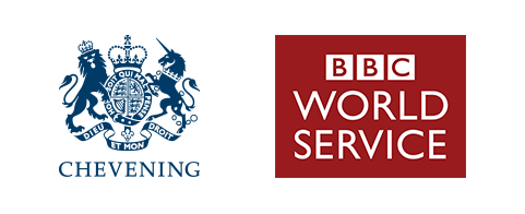 Chevening and BBC World Service logo