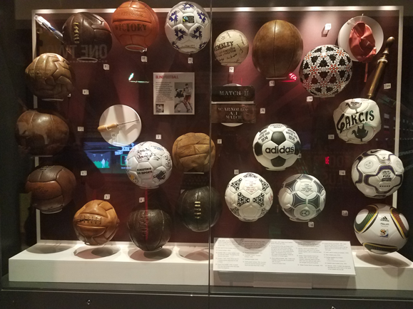 Balls from football World Cups