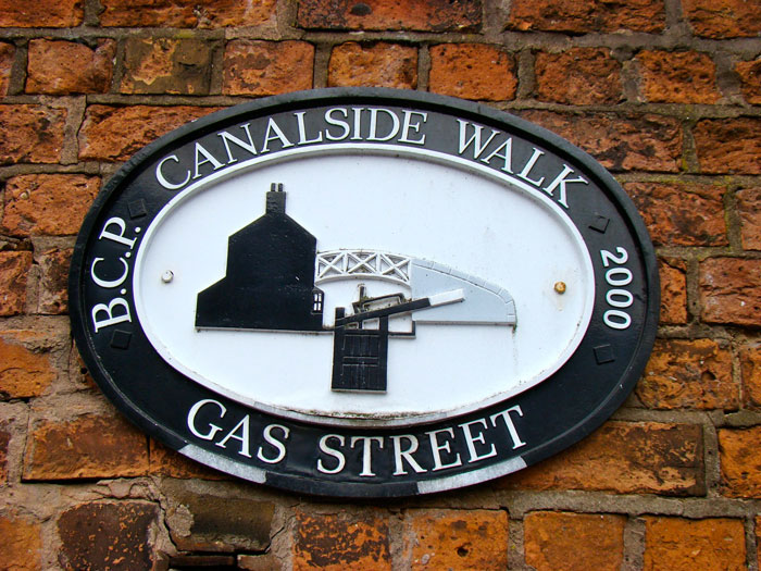 Canal walks sign