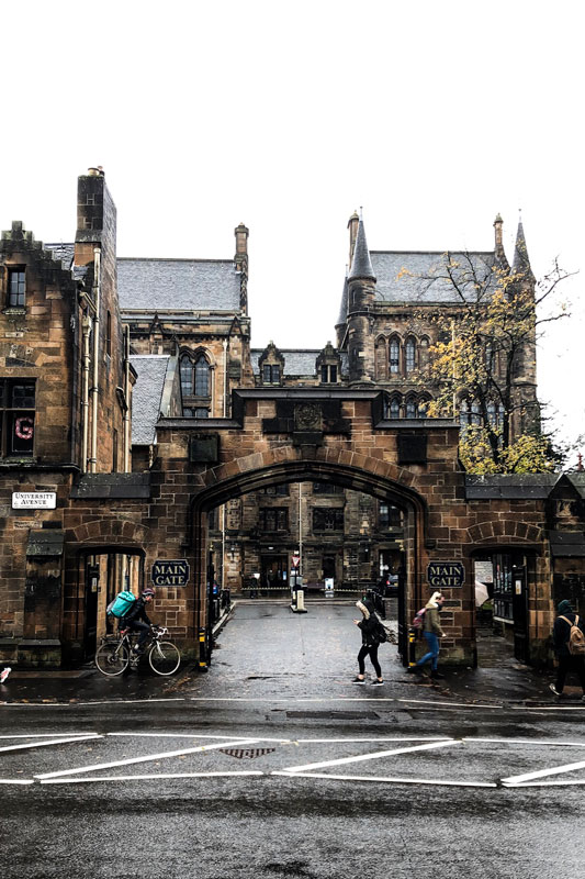 Main gate, University of Glasgow