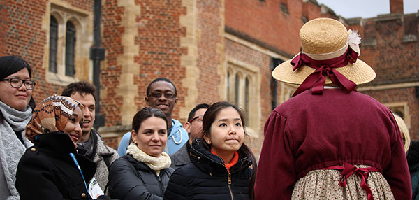 Scholars at Hampton Court Palace