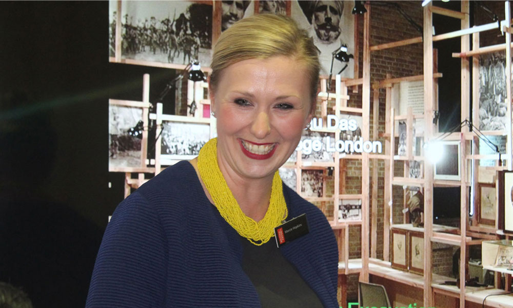 Marcie Hopkins, Head of International Office at the British Library 