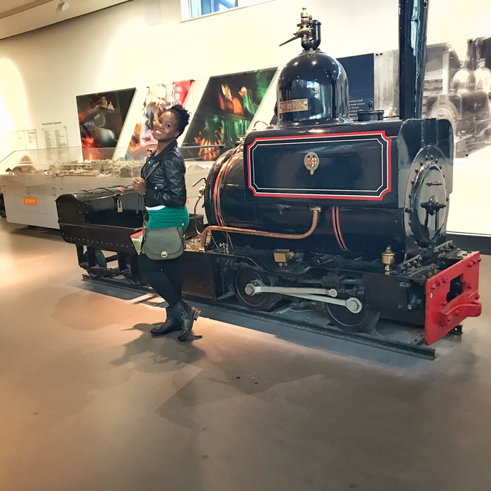 Kemesha at the National Railway Museum in York