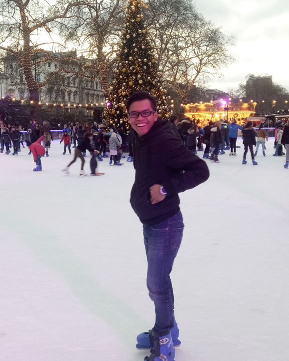 Yosea Kurnianto ice skating