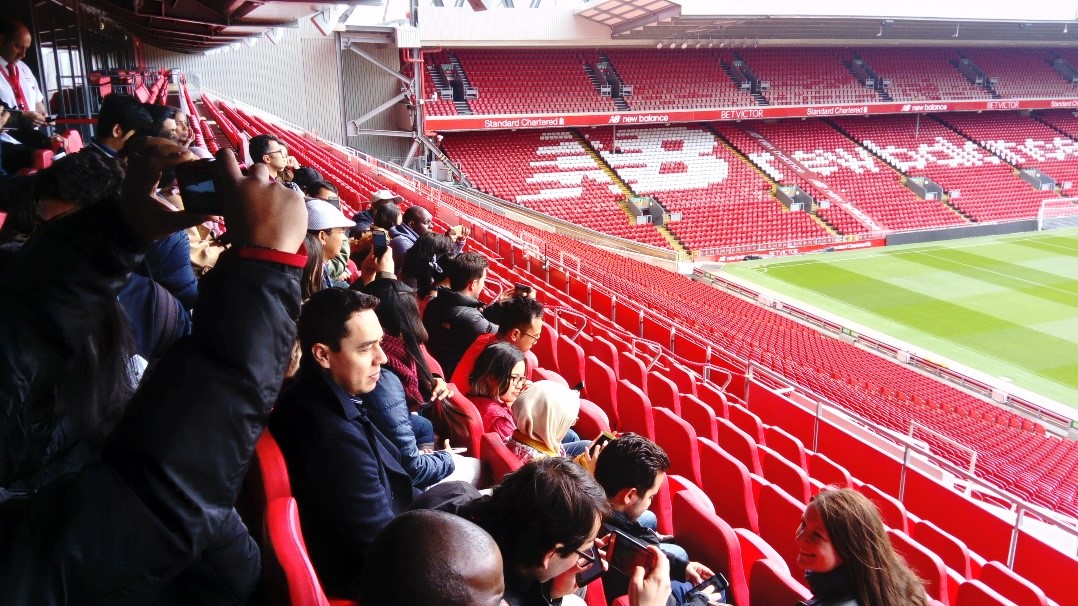 Cheveners at Anfield Stadium
