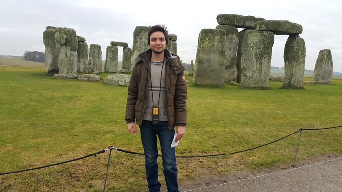 Asim at Stonhenge