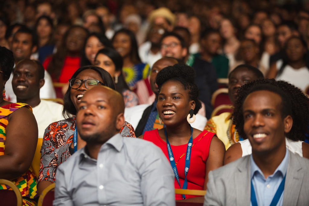 Chevening Scholars in the audience at Chevening Farewell