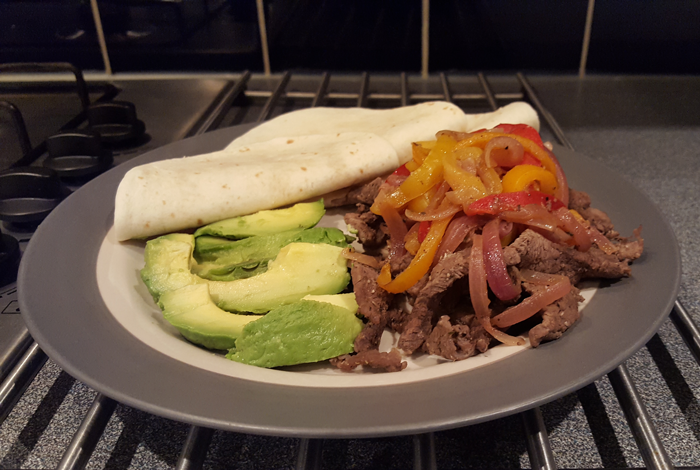 Beef fajitas by Daniela