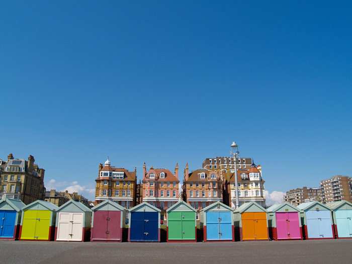 Beach huts in Brighton