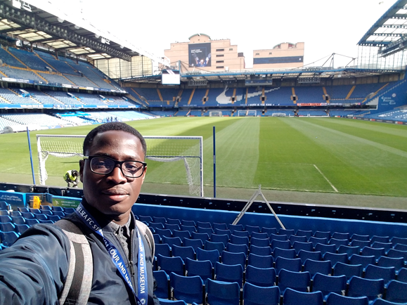 Martin at Stamford Bridge