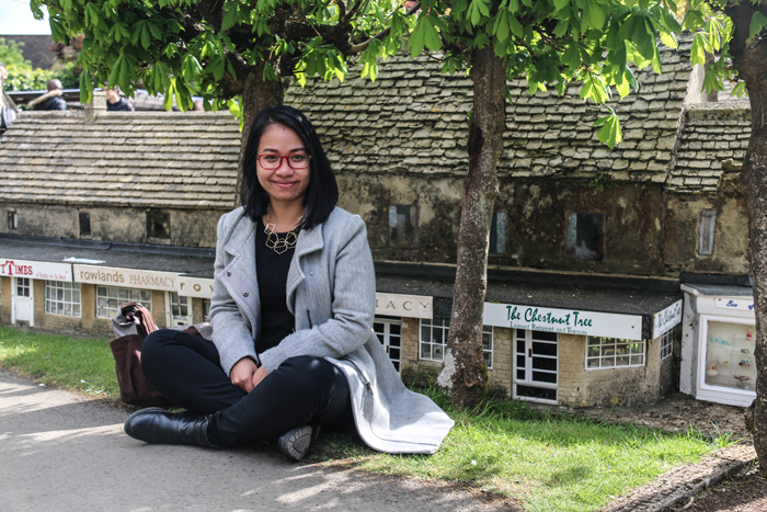 Darathtey Din at the model village at Bourton-on-the-Water