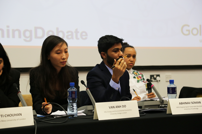 Panellist in the Chevening Debate