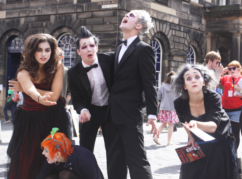 Edinburgh Fringe performers