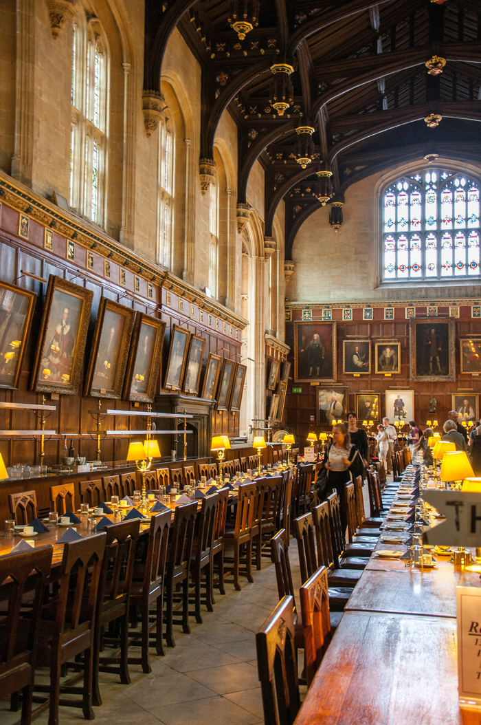 Christ Church College is home to the Great Hall in Hogwarts in Harry Potter