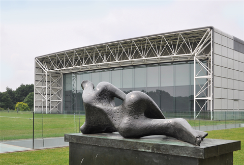 Henry Moore sculpture at the Sainsbury Centre for Visual Arts