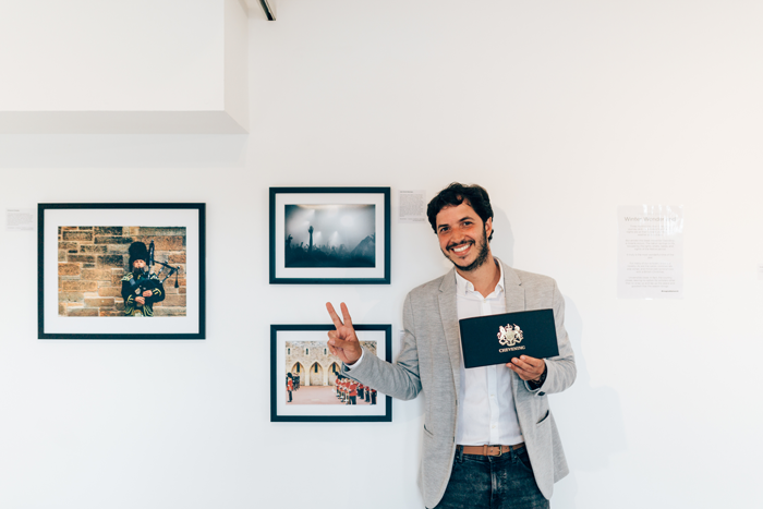 Juan David Restrepo and his winning photograph
