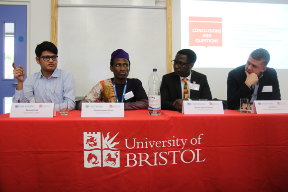 Media panel at Chevening Conference