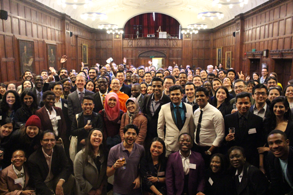 Reception at Wills Memorial Building at Bristol University