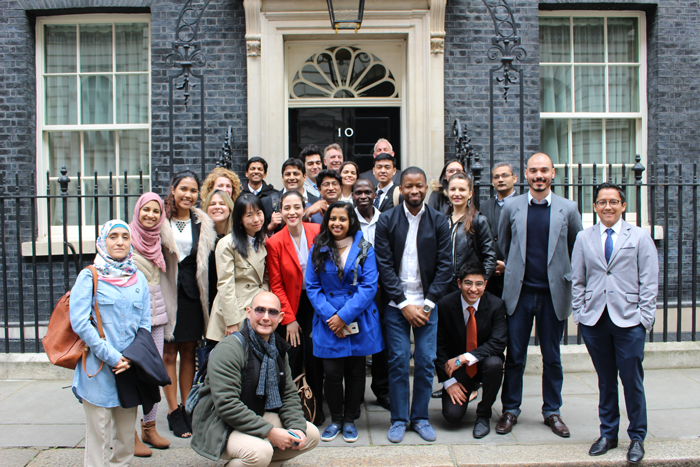 Scholars at 10 Downing Street