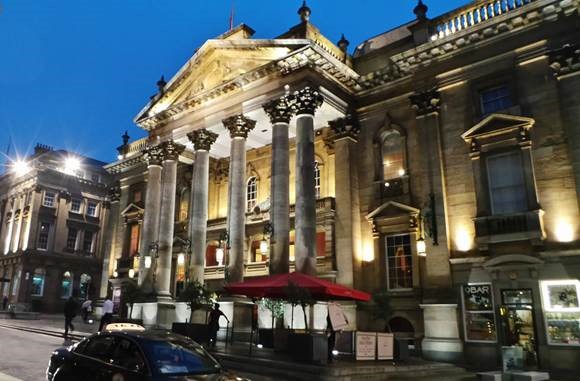 Newcastle by Night - Sept 2014 - The Theatre Royal by Gareth Williams | CC 2.0