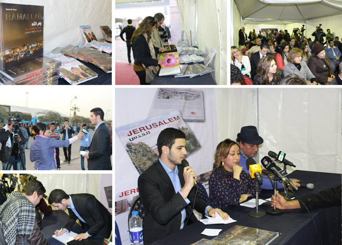 Yasser at a book signing event