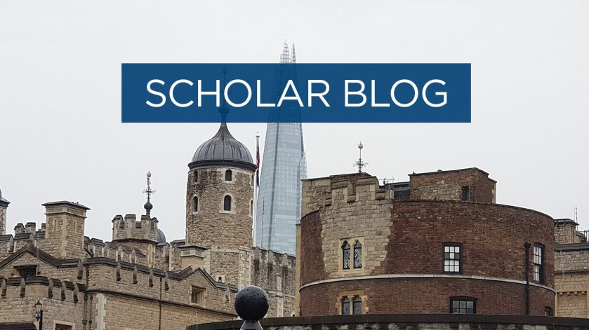 Scholar blog - first impressions of the UK