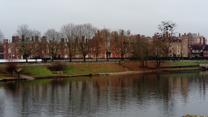 Hampton Court Palace from over the River Thames