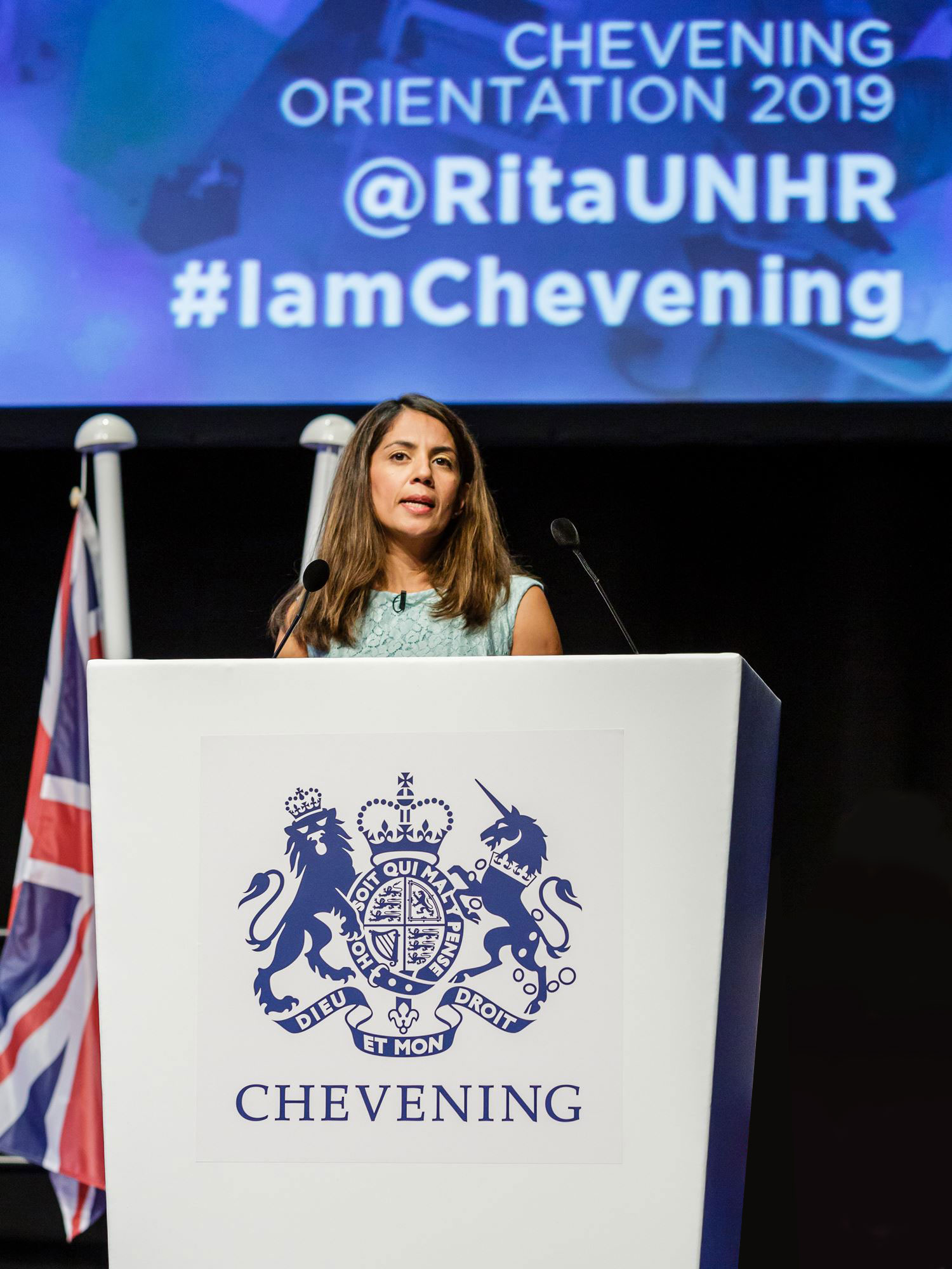Rita French at Chevening Orientation 2019