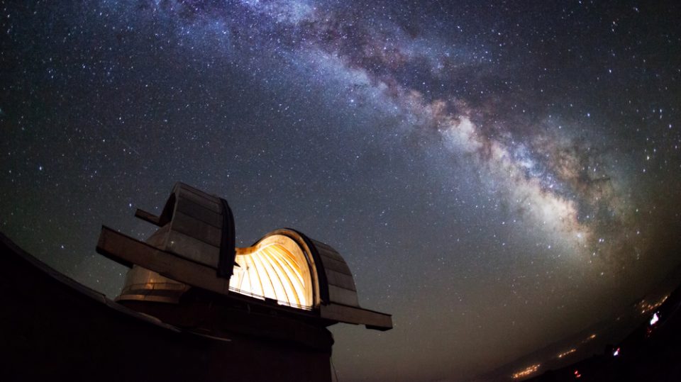 View of the sky with stars