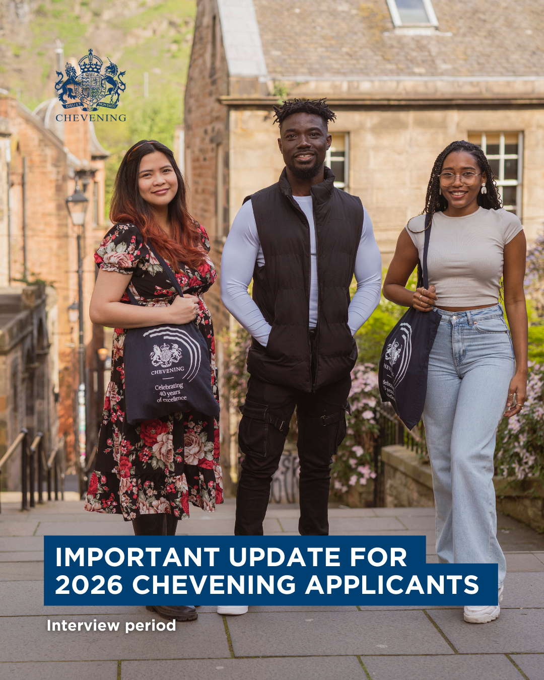 Instagram - Chevening 'Interview tips' graphic